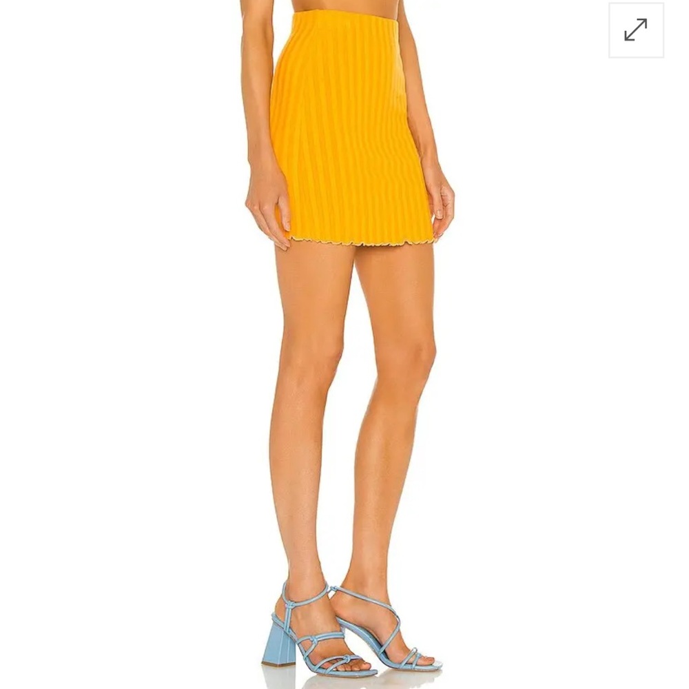 Simon Miller Bloop Skirt in Sunset Orange size S